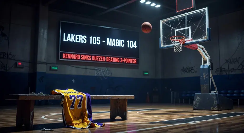Lakers edge Magic 105-104 on Kennard's game-winning shot; Doncic assessed 16th technical foul