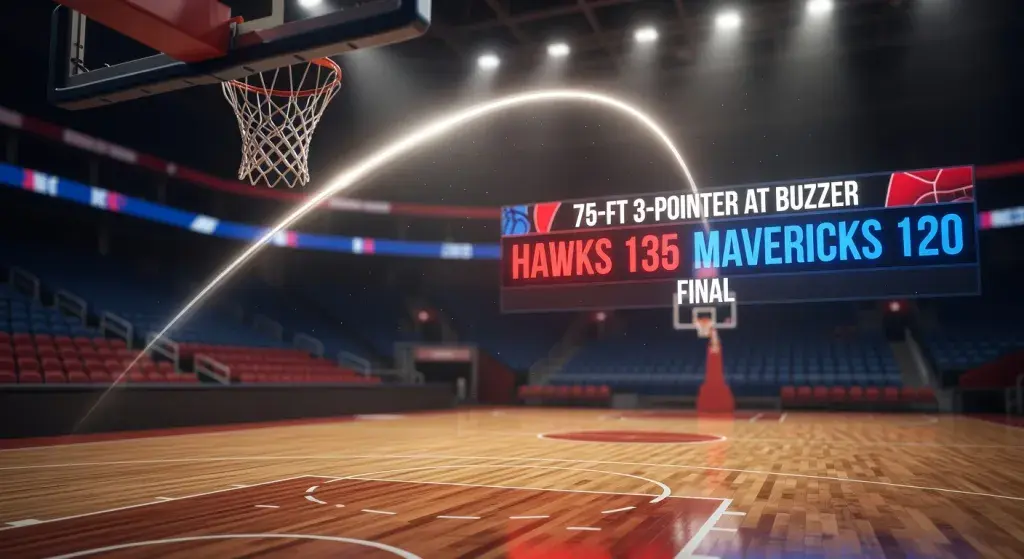 Hawks defeat Mavericks 135-120; Kuminga hits 75-foot 3-pointer
