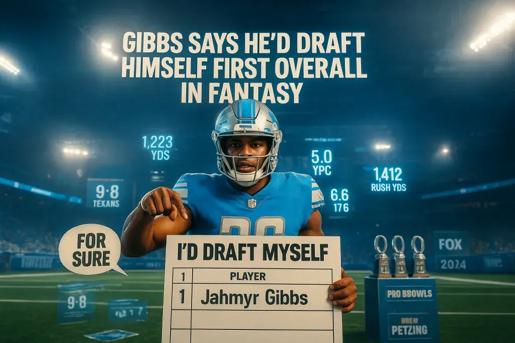 Gibbs Says He'd Draft Himself First Overall In Fantasy