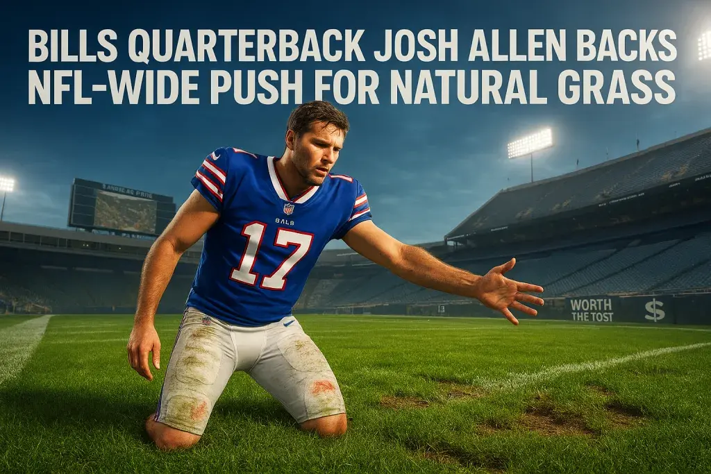 Bills Quarterback Josh Allen Backs NFL-Wide Push For Natural Grass
