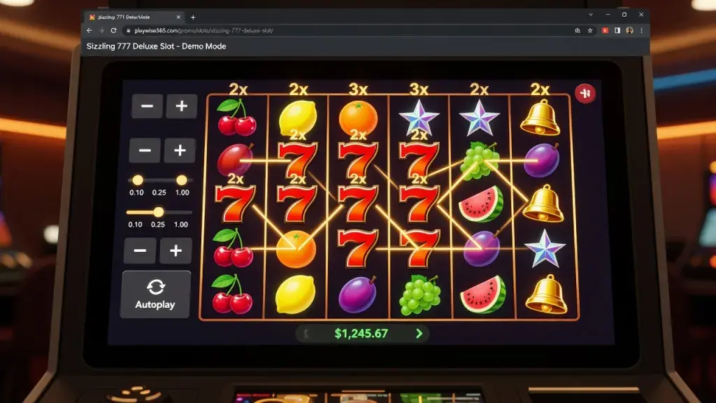 Sizzling 777 Deluxe Slot: Gameplay, Bonus Features, Free Spins, and Demo
