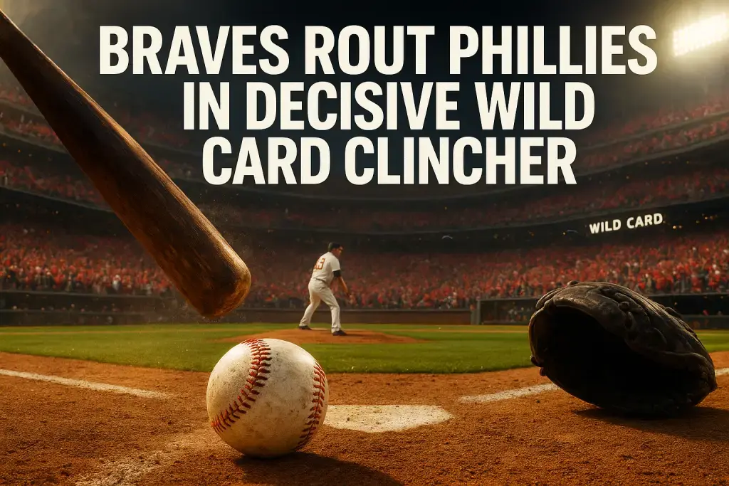 Braves Rout Phillies in Decisive Wild Card Clincher