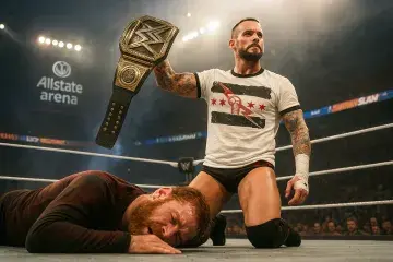 CM Punk returns to Raw, strips Zayn of Undisputed WWE Championship in Chicago