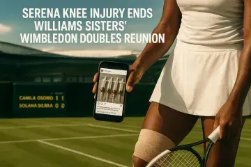 Serena Knee Injury Ends Williams Sisters' Wimbledon Doubles Reunion