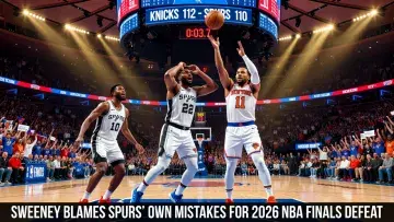 Sweeney Blames Spurs' Own Mistakes for 2026 NBA Finals Defeat